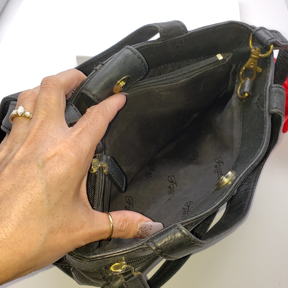 PRICE REDUCED! Fossil vintage leather handbag - Picture 5 of 6